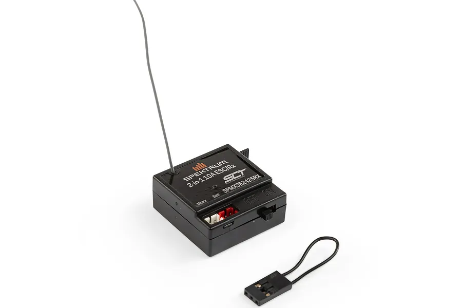 Spektrum 10A Brushed ESC &amp;amp; Receiver 2-in-1 Combo image 87023