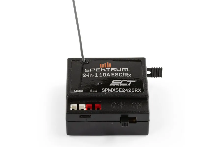 Spektrum 10A Brushed ESC &amp;amp; Receiver 2-in-1 Combo image 87024
