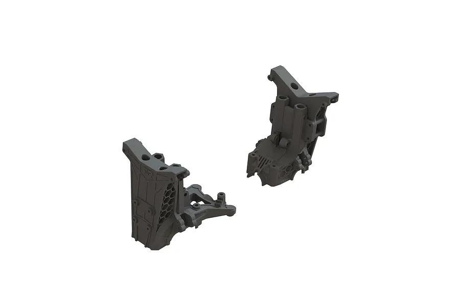 ARRMA Composite Front &amp;amp; Rear Shock Tower/Upper Gearbox Covers 2Pcs image 87071