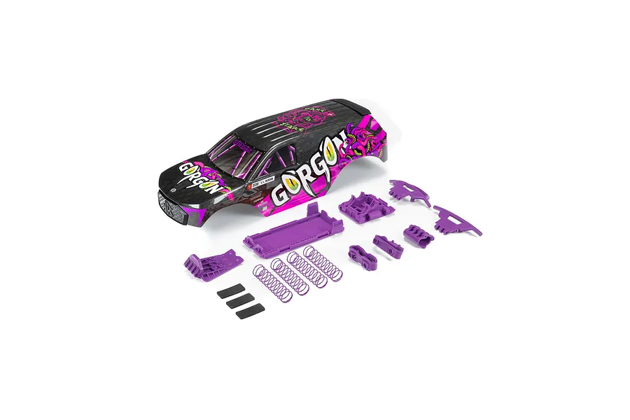ARRMA 1/10 Gorgon Painted Body Set - Purple image 87104
