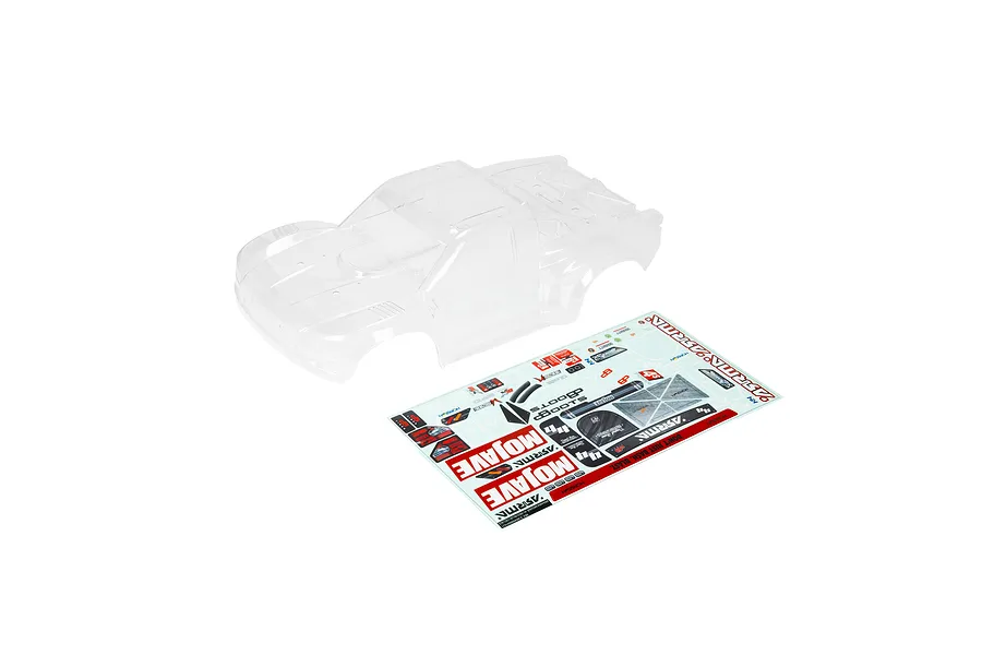 ARRMA 1/8 Mojave Unpainted Body Shell - Clear image 87114
