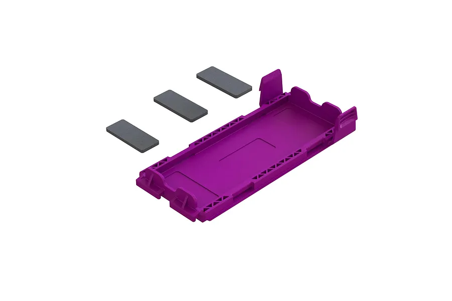 ARRMA Purple Battery Door Set image 87119