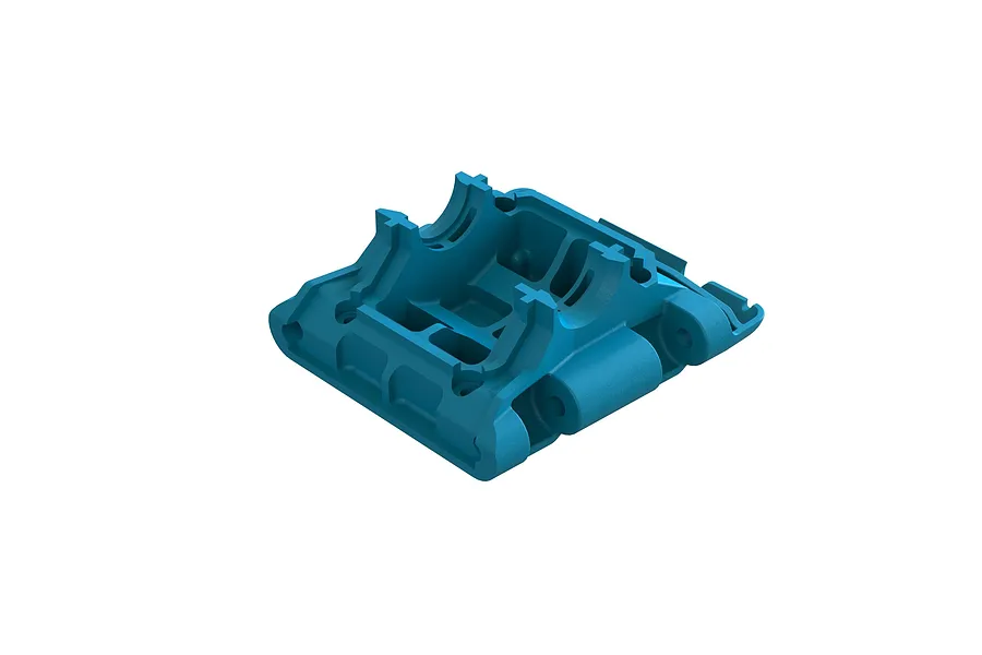 ARRMA Blue Rear Gearbox Mount/Skid Plate image 87135