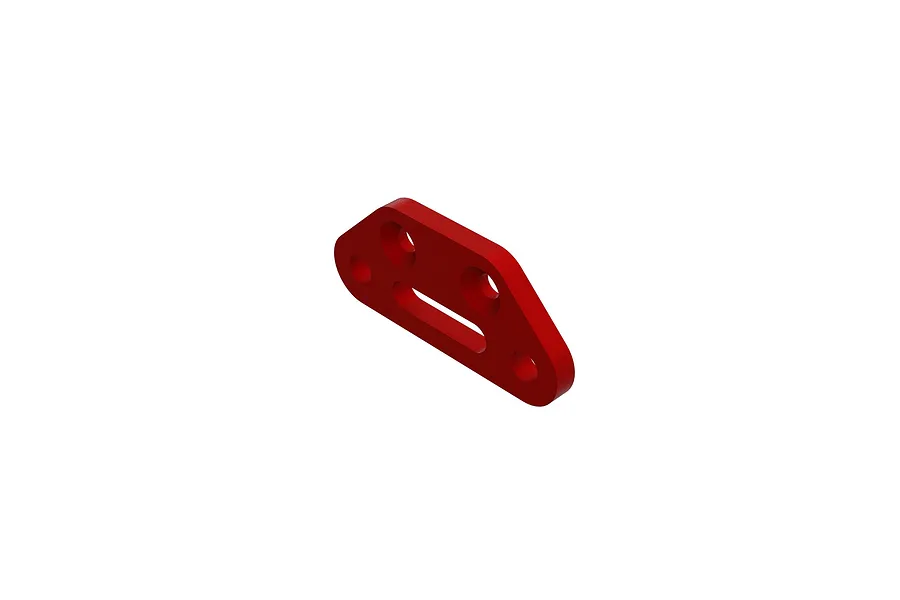 ARRMA Red Aluminium Front Suspension Mount image 87149
