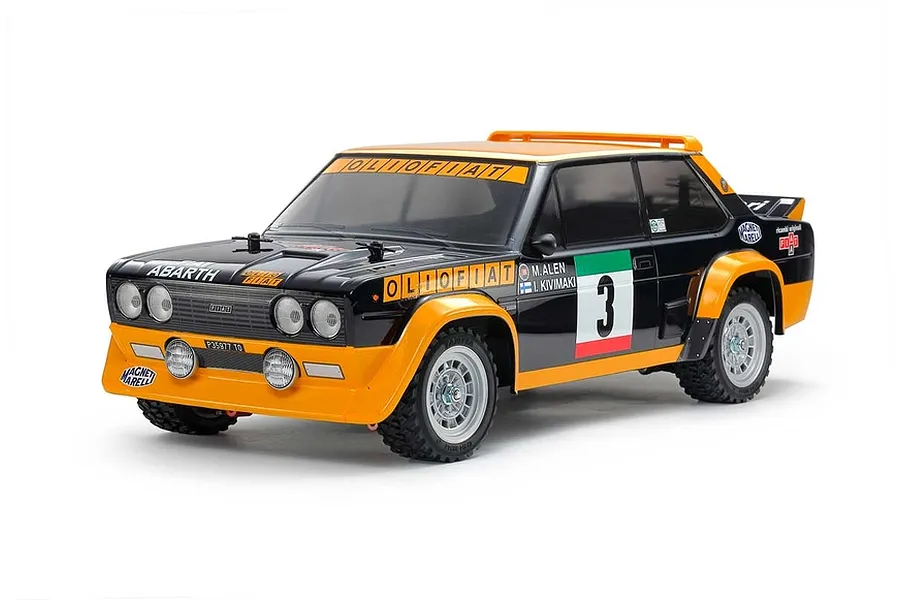 Tamiya MF-01X Fiat 131 Abarth Olio RC Rally Car Electric 4WD 1/10 Scale Kit (No ESC) image 87214