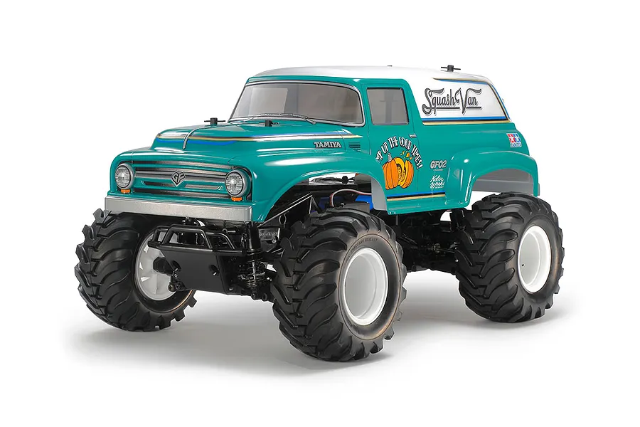 Tamiya GF-02 Squash Van RC Monster Truck Electric 4WD 1/10 Scale Kit (No ESC) image 87227