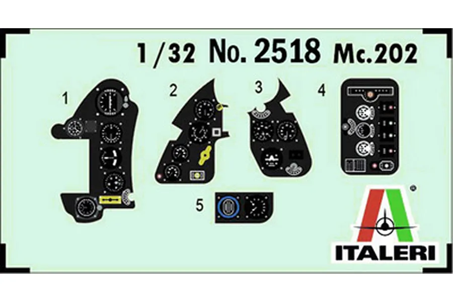 Italeri 1/32 Macchi M.C. 202 Folgore Fighter Model Kit image 87253