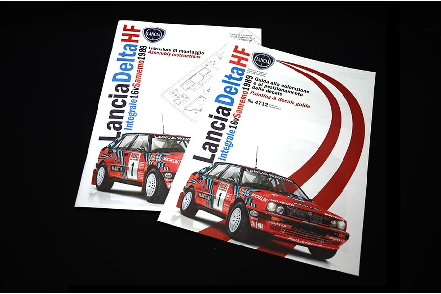 Italeri 1/12 Lancia DELTA 16V HF integrale Sanremo 1989 Model Kit image 87284
