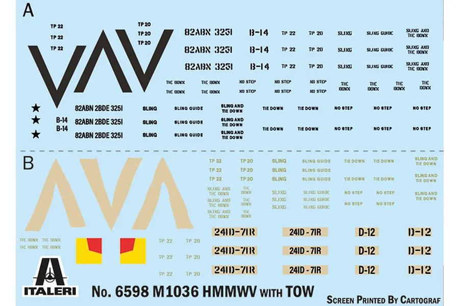 Italeri 1/35 Humvee HMMWV M966 TOW Carrier Model Kit image 5