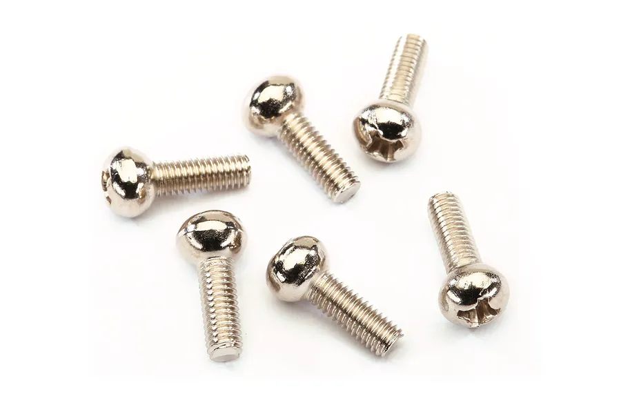 Traxxas 3x12mm Fine Thread Ball Head Shock Screws 6Pcs image 87307