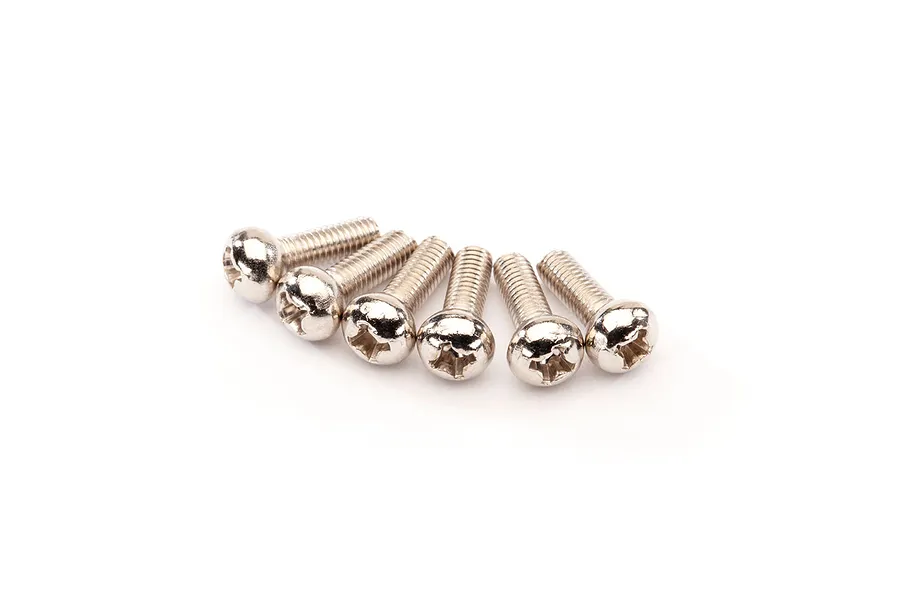Traxxas 3x12mm Fine Thread Ball Head Shock Screws 6Pcs image 87308