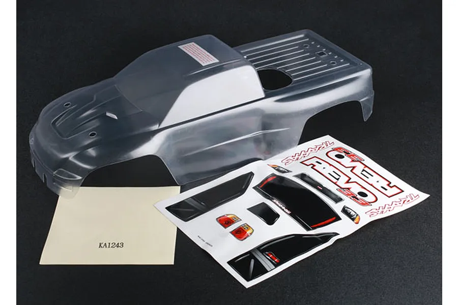 Traxxas 1/10 Revo 3.3 Unpainted Body Shell - Clear image 87346