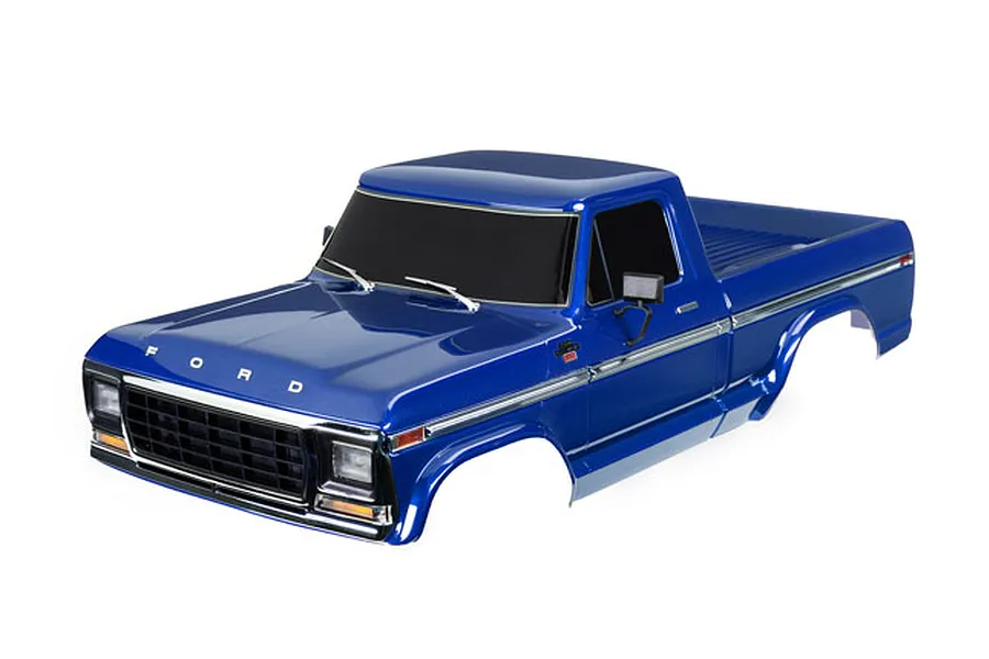 Traxxas 1/10 1979 Ford F-150 Painted Body Shell Set - Blue image 87354