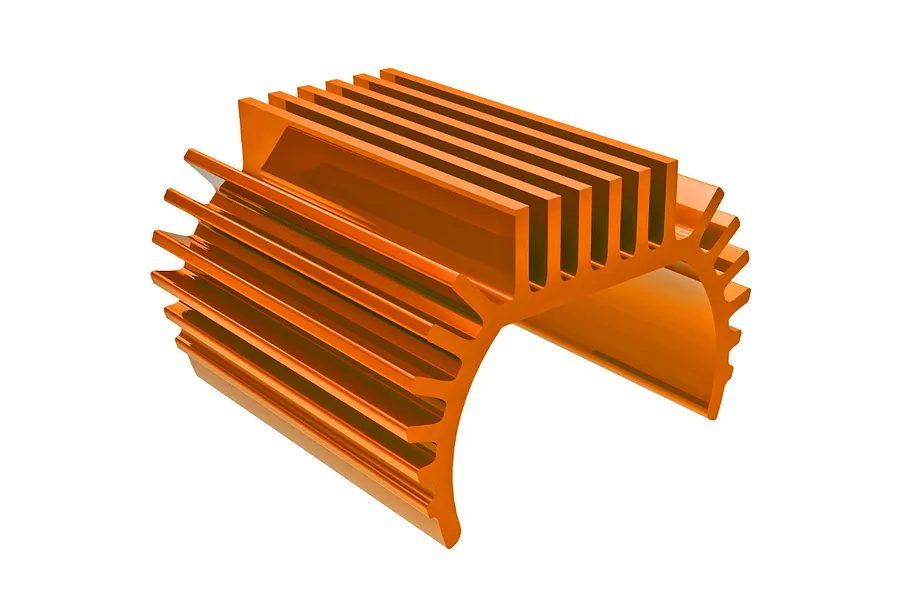 Traxxas Orange Aluminium Titan Motor Heatsink image 87357