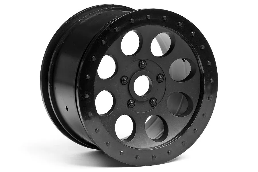 HPI 3.3&amp;quot; Savage Mag-8 Black Rims 2Pcs image 8739