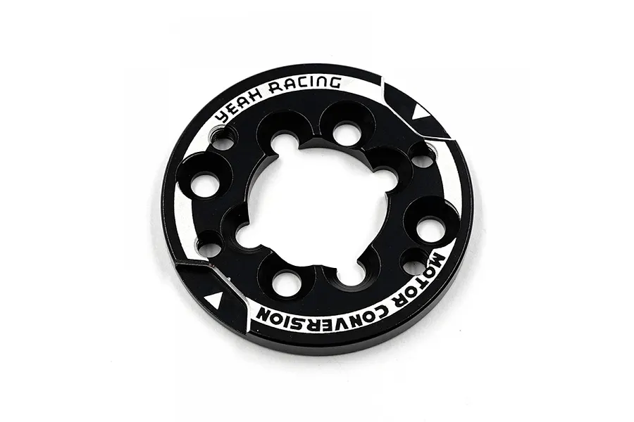 Yeah Racing Black Aluminium 370/380 To 540 Motor Mount Conversion image 87400