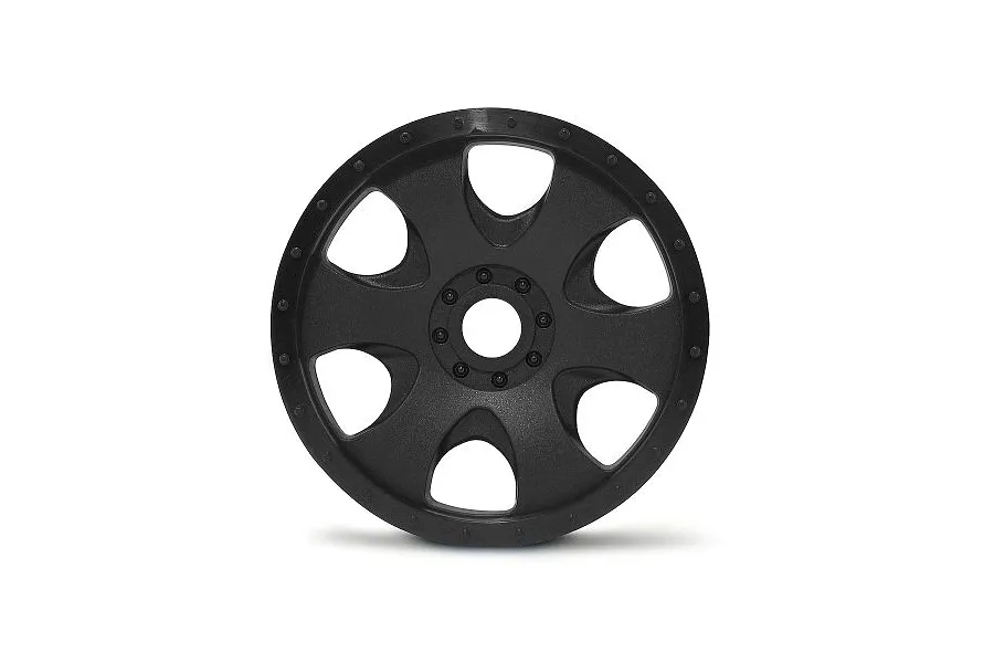 HPI 3.3&amp;quot; Savage Warlock Black Rims 2Pcs image 8750