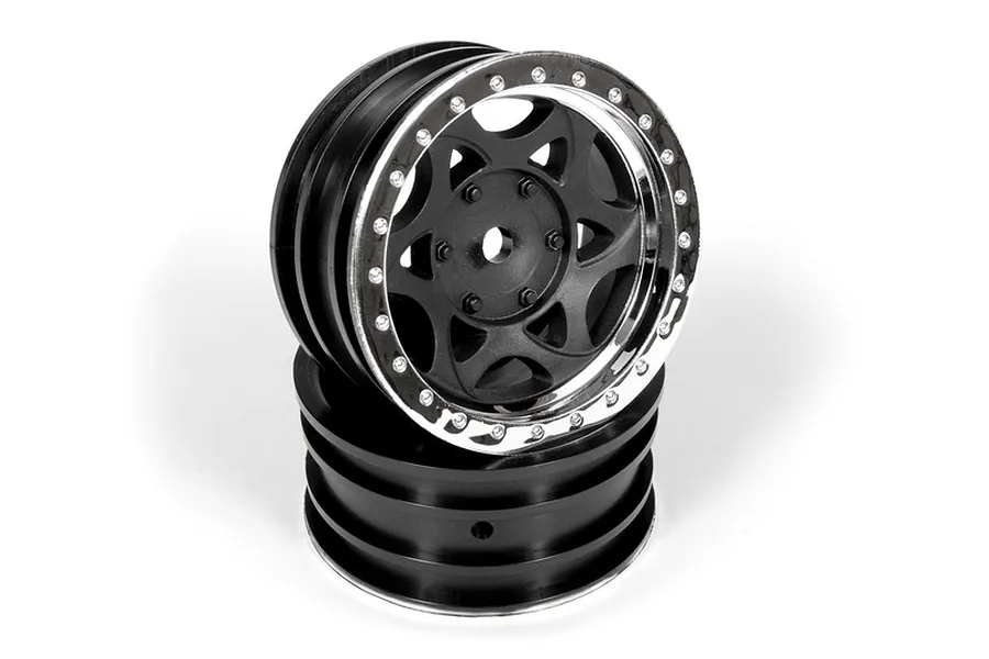 Axial 1.9&amp;quot; Walker Evans Black Rims 2Pcs image 8754