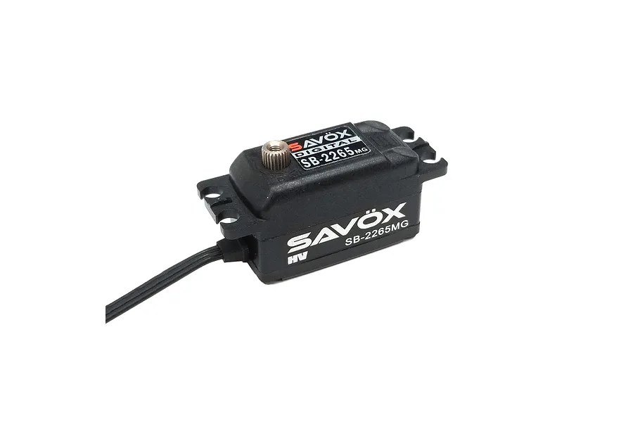 Savox SB-2265MG Black Edition Low Profile 12kg 7.4V HV Brushless Metal Geared Servo image 87620