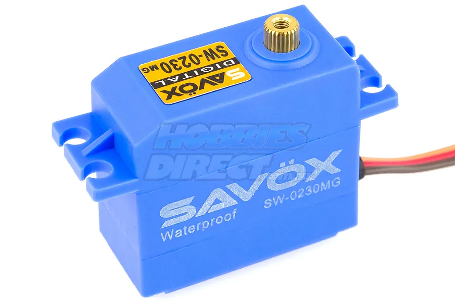Savox SW-0230MG Plus Standard 8kg Metal Geared Waterproof Servo image 87679