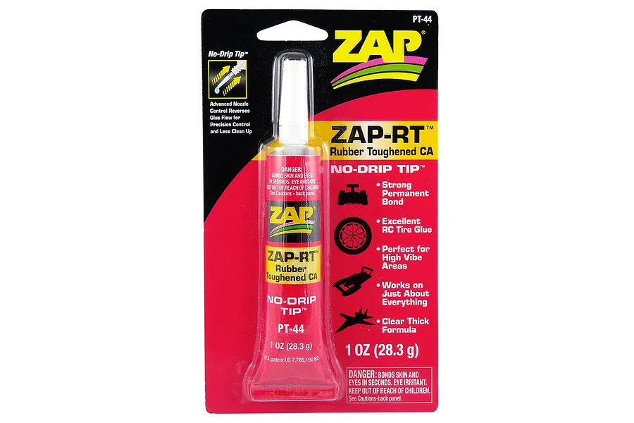 Zap RT Rubber Toughened CA Glue 28g image 87684
