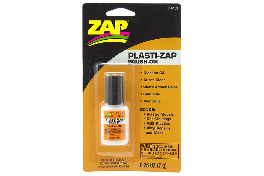 Zap Plastic-Zap Brush On CA Glue 7g image 87752