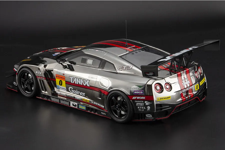 Killerbody 1/10 Gainer Tanax GT-R NISMO R35 Unpainted Body Shell Set - Clear image 4