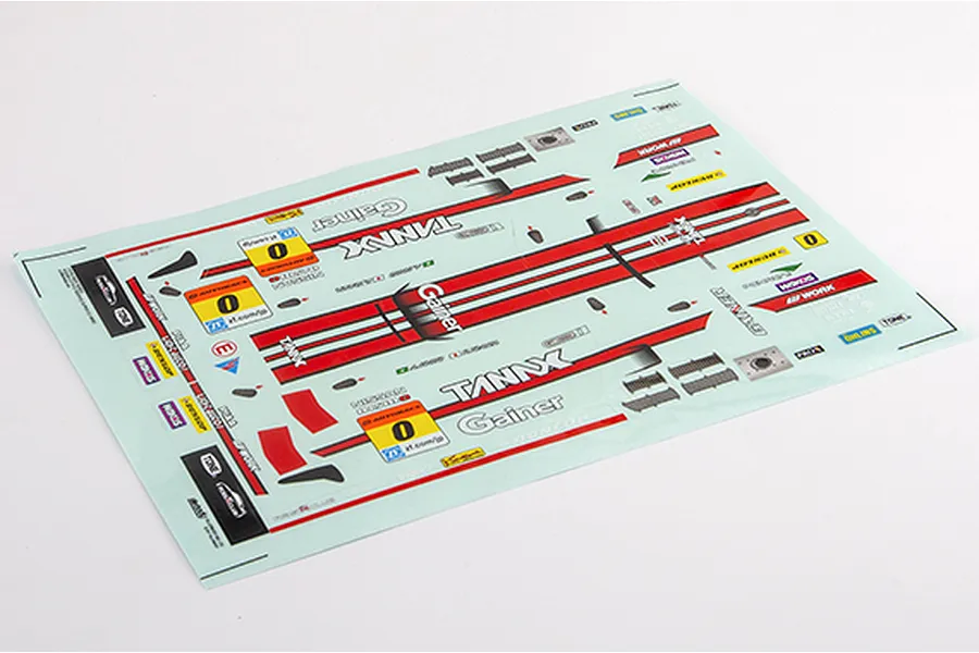 Killerbody 1/10 Gainer Tanax GT-R NISMO R35 Decal Sheet image 87771