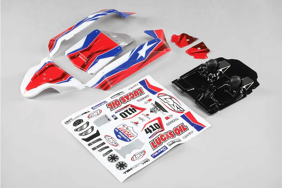 Losi 1/10 Tenacity Painted Body Shell - Lucas Oil image 87779