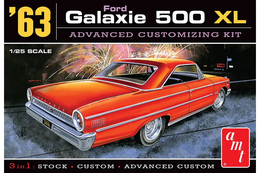 AMT 1/25 1963 Ford Galaxie Plastic Model Kit image 87786