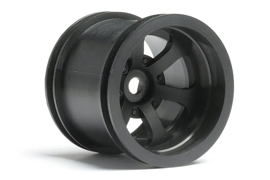 HPI 2.2&amp;quot; Scorch 6 Spoke Black Rims 2Pcs image 8783
