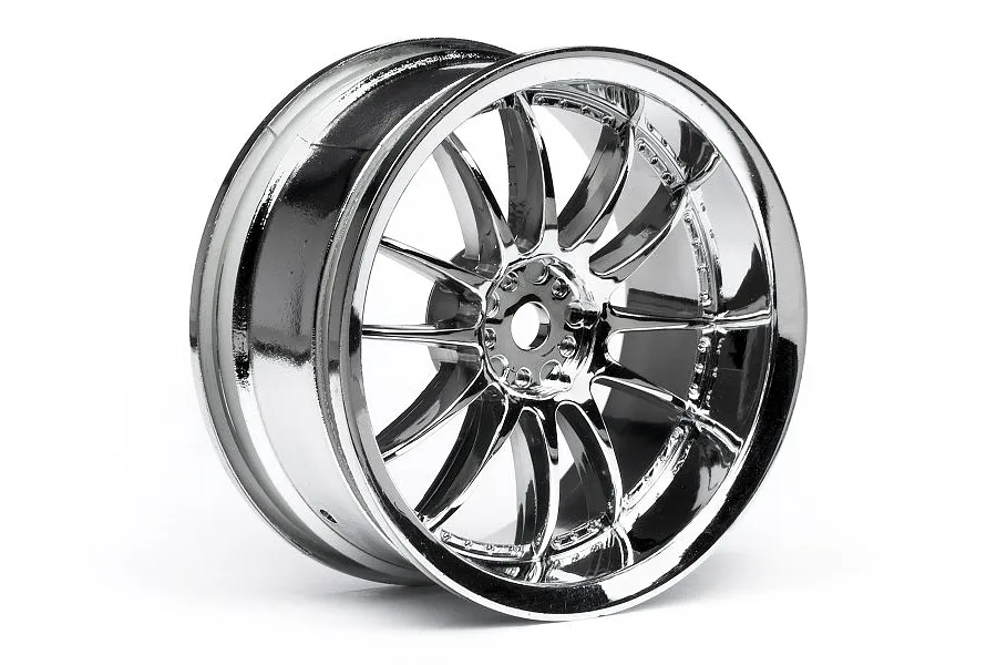 HPI 1.9&amp;quot; (3mm Off-Set) Work XSA 02C Chrome Rims 2Pcs image 8785