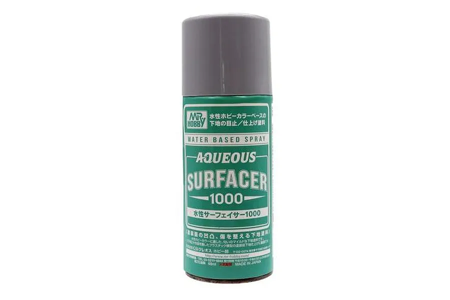 Mr Hobby Spray Grey Aqueous Surfacer 1000 170ml image 87929
