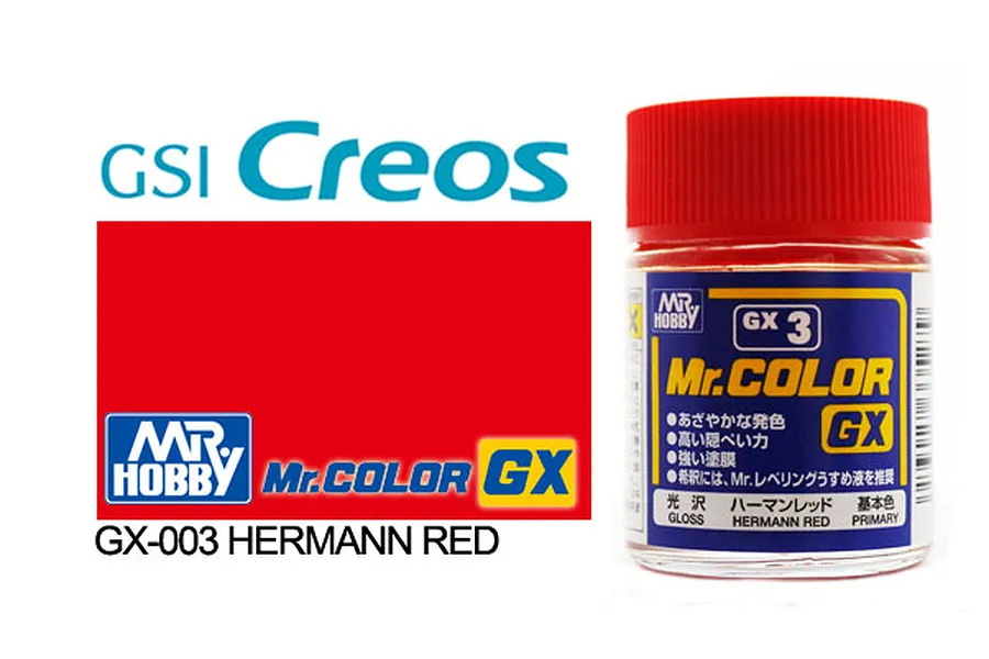 Mr Hobby GX Harmann Red Acrylic Paint 10ml image 87940