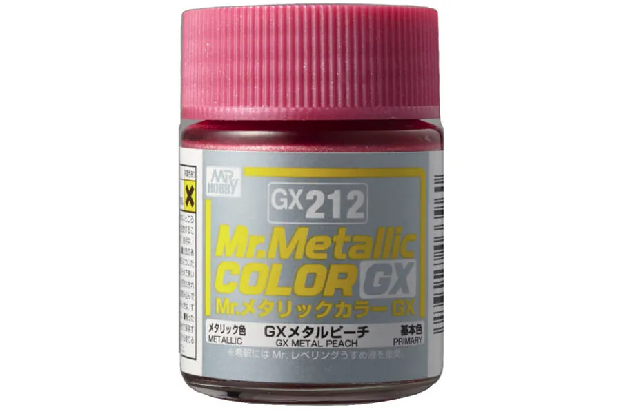 Mr Hobby GX Metallic Peach Acrylic Paint 18ml image 2