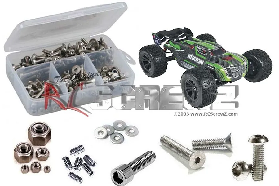 RC Screwz Kraton 6s BLX V1 Complete Stainless Screw Kit image 1