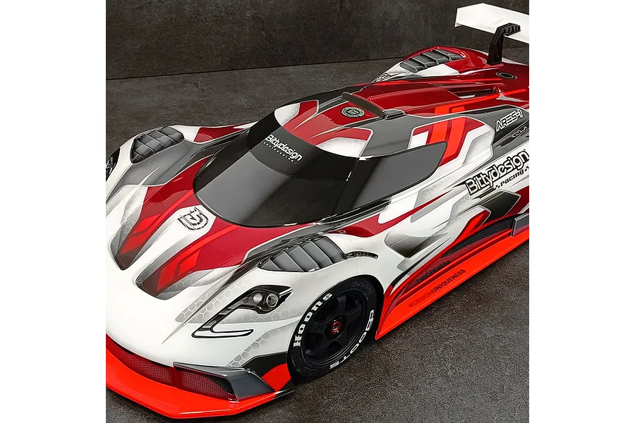 Bittydesign 1/7 ARES-1 Unpainted Body Shell w/ Decals - Clear image 88215