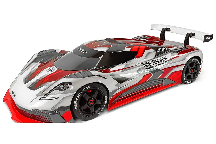Bittydesign 1/7 ARES-1 Unpainted Body Shell w/ Decals - Clear image 88218
