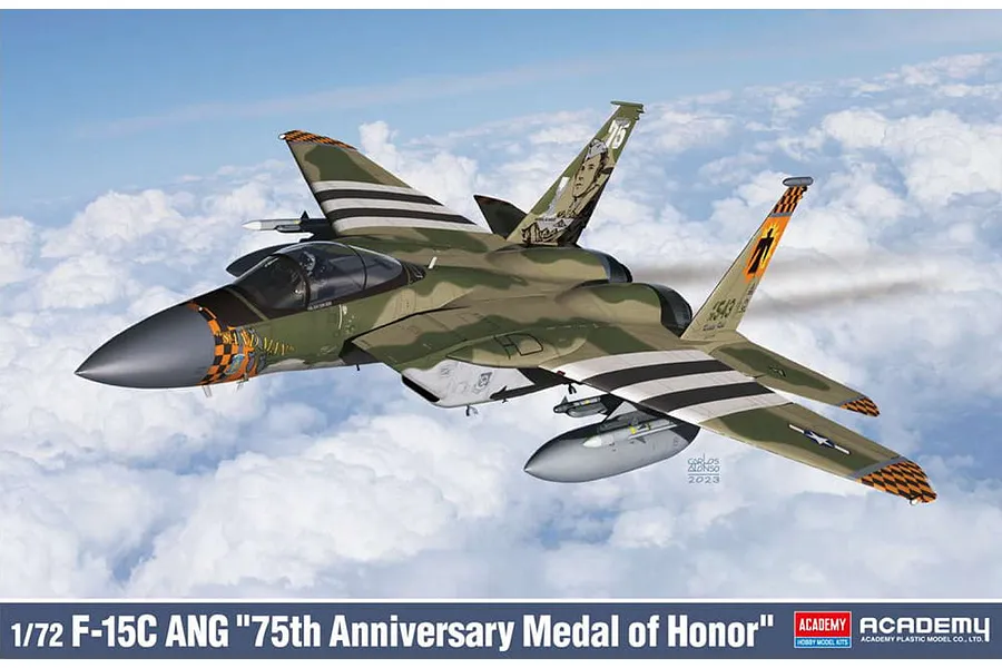 Academy 1/72 F-15C Eagle Medal Of Honour 75th Anniversary Edition Plastic Model Kit image 88228