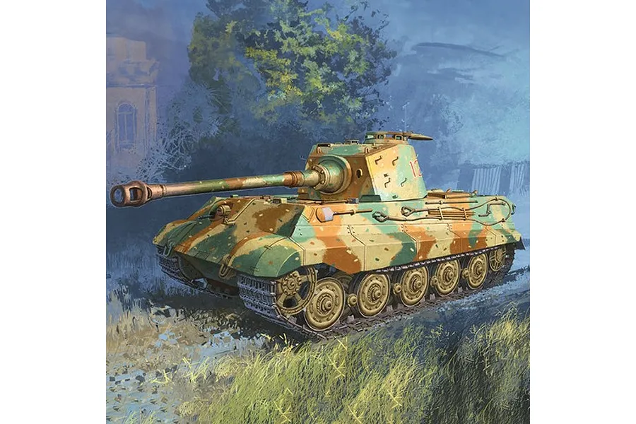 Academy 1/72 German King Tiger Henschel Turret Plastic Model Kit image 88231