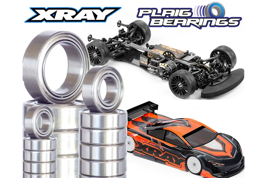 Plaig RC XRAY X4F &amp;#039;24 V2 Premium Bearing Kit image 88249