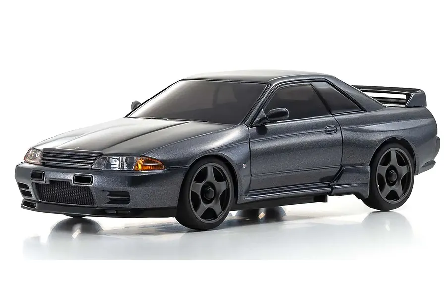 Kyosho Mini-Z Nissan Skyline GT-R (R32) RC Drift Car Electric AWD RTR - Gunmetal image 88310