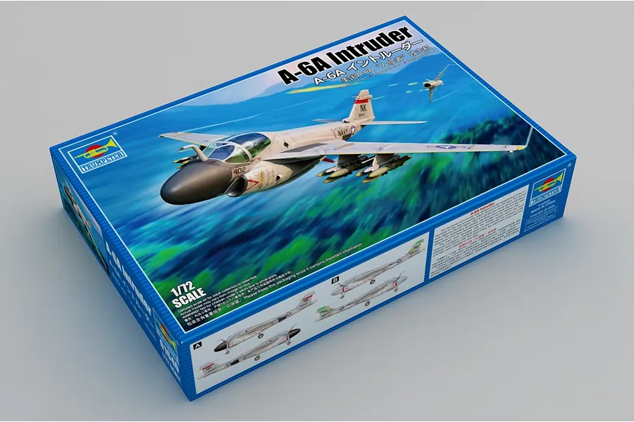 Trumpeter 1/72 A-6A Intruder Fighter Plastic Model Kit image 88330