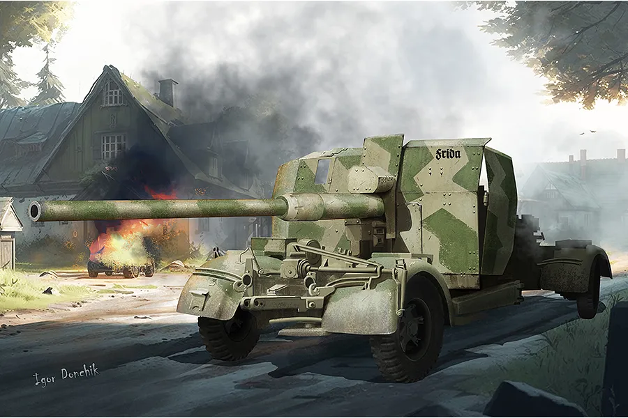 Trumpeter 1/35 German Flak 41 Tank Plastic Model Kit image 88337