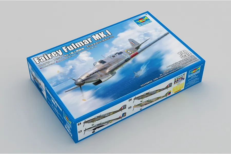 Trumpeter 1/48 Fairy Fulmar Mk.1 Fighter Plastic Model Kit [05822] image 88358