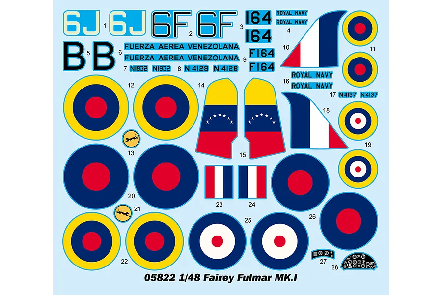 Trumpeter 1/48 Fairy Fulmar Mk.1 Fighter Plastic Model Kit [05822] image 88365