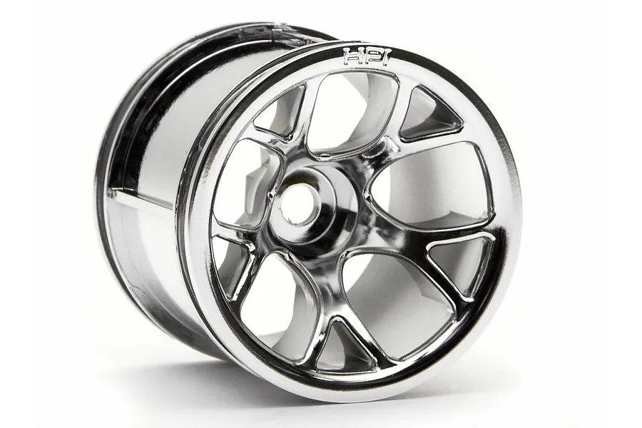 HPI 2.2&amp;quot; Mesh Chrome Rims 2Pcs image 8842