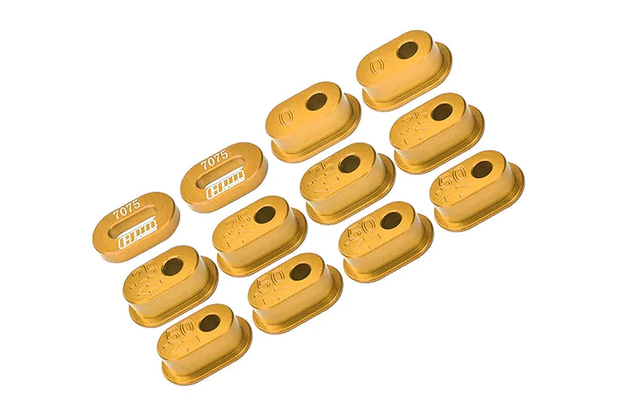 GPM Gold Aluminium Chain Tension Adjuster Set image 88442