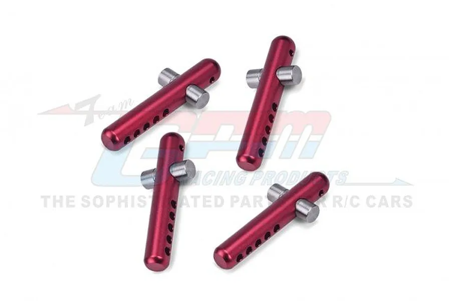 GPM Red 6061 Aluminium Front &amp;amp; Rear Body Posts 4Pcs image 88456