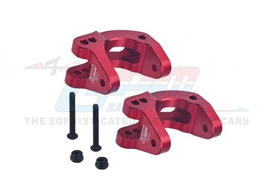 GPM Red 7075 Aluminium Front Hub Carriers (C-Hubs) 2Pcs image 88467